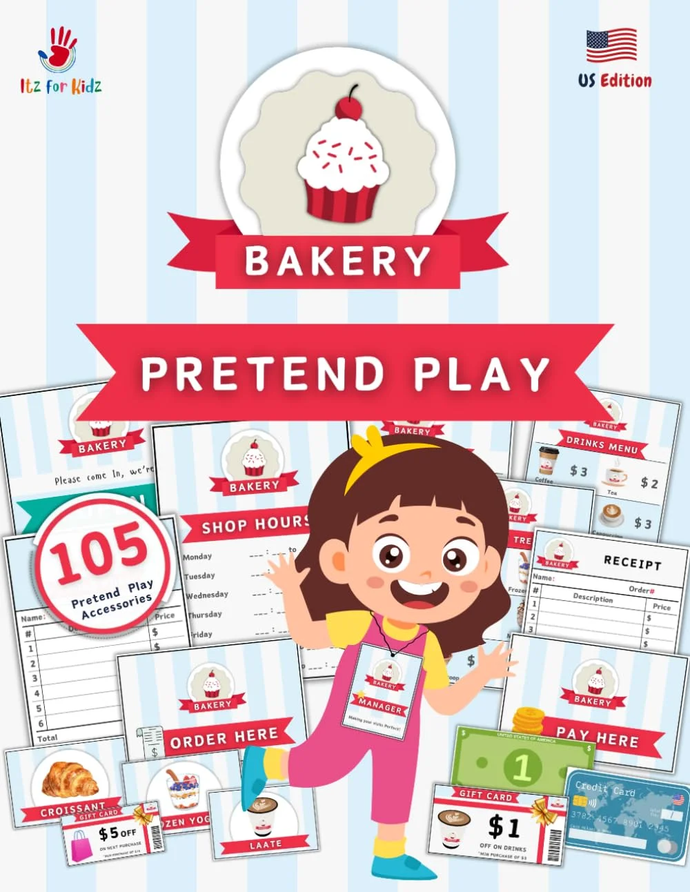 Bakery Shop Pretend Play Accessories